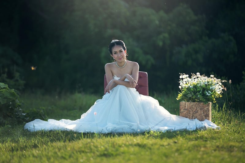 Whimsical Bridal Outfit